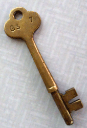 「和敬塾」の旧部屋の鍵
