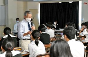 仙台市立仙台青陵中等教育学校で授業を実施2