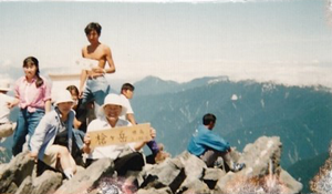 1991年8月16日 家族と槍ヶ岳