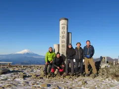 塔ノ岳にて集合写真