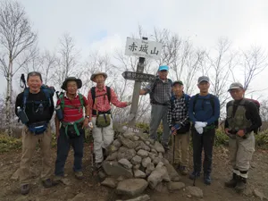 黒檜山山頂に