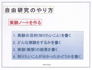 自由研究のやり方