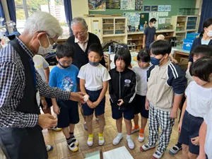 遠隔地理科実験出前授業 河津・下田