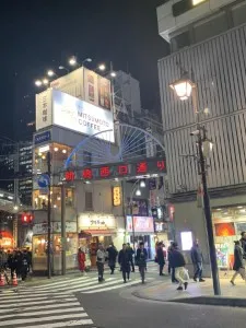 新橋の夜の入口