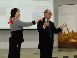 ブリヂストン出身の原秀男会員の講演