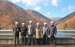 東京電力塩原発電所八汐ダム見学