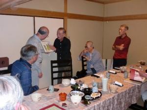初日 割烹料亭「つる由」にて１