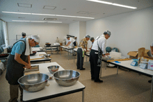 蕎麦うち特訓