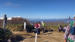 栗駒山山頂に到着しました