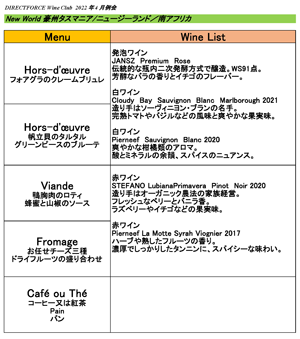 DFワインクラブ第1回ワイン会