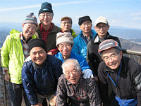 仏果山々頂にて