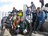 筑波山山頂にて 