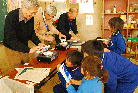 階上小学校理科実験